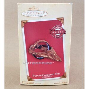 Star Trek Enterprise Vulcan Command Ship Hallmark Keepsake Ornament 2004 Light